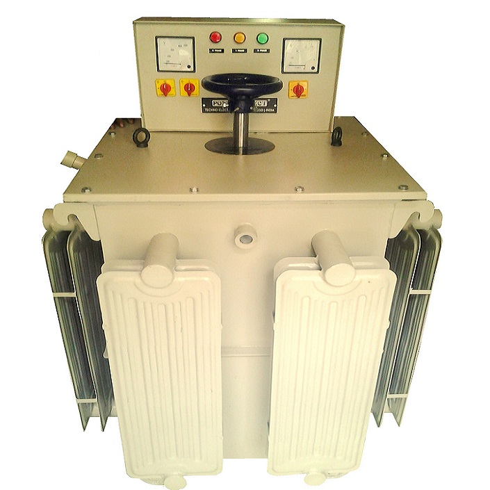 100 Amp Three Phase Manual Variac oil cooled