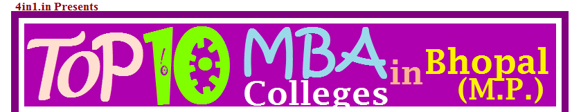 TOP 10 MBA Colleges in Bhopal (M.P.)